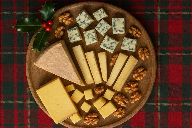 plateau fromages de Noël