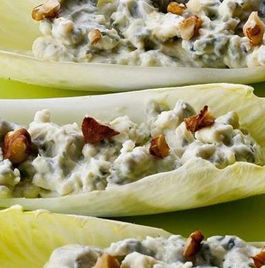 Recette des feuilles d’endives au Bleu d’Auvergne