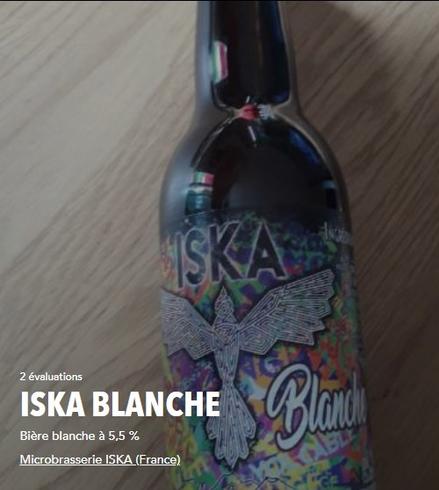 Bière blanche ISKA