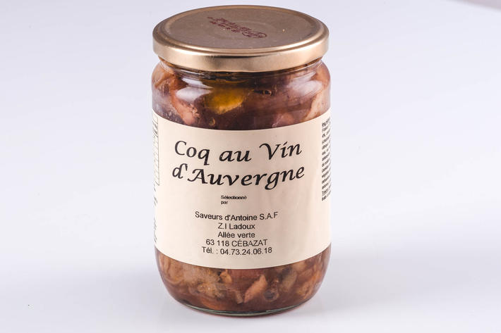 Coq au vin 580 g (2 personnes)