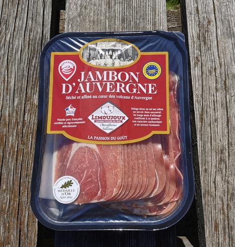 Jambon d'auvergne IGP 20 tranches 600g