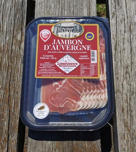 Jambon d'auvergne IGP 8 tranches 200g