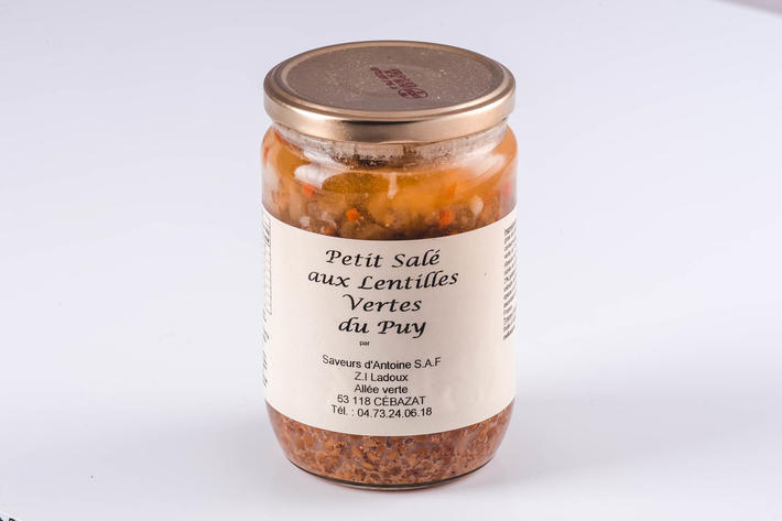 Petit salé aux lentilles 580 g (2 personnes)