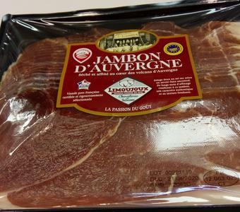 Jambon d'auvergne IGP 20 tranches 600g