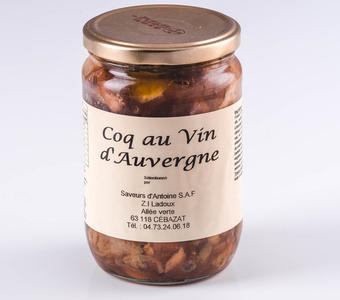 Coq au vin 580 g (2 personnes)