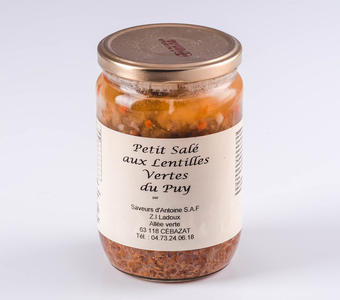 Petit salé aux lentilles 580 g (2 personnes)