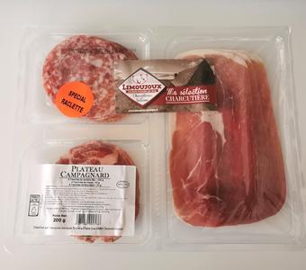 Plateau campagnard 200g (jambon,coppa,saucisson)