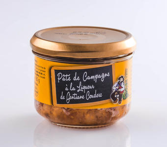 Pâté de campagne à la liqueur de Gentiane Couderc