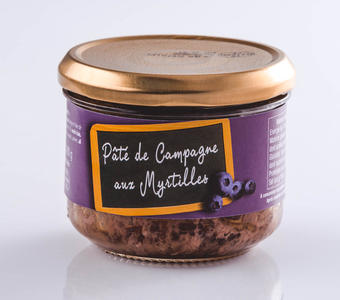 Pâté de campagne aux myrtilles