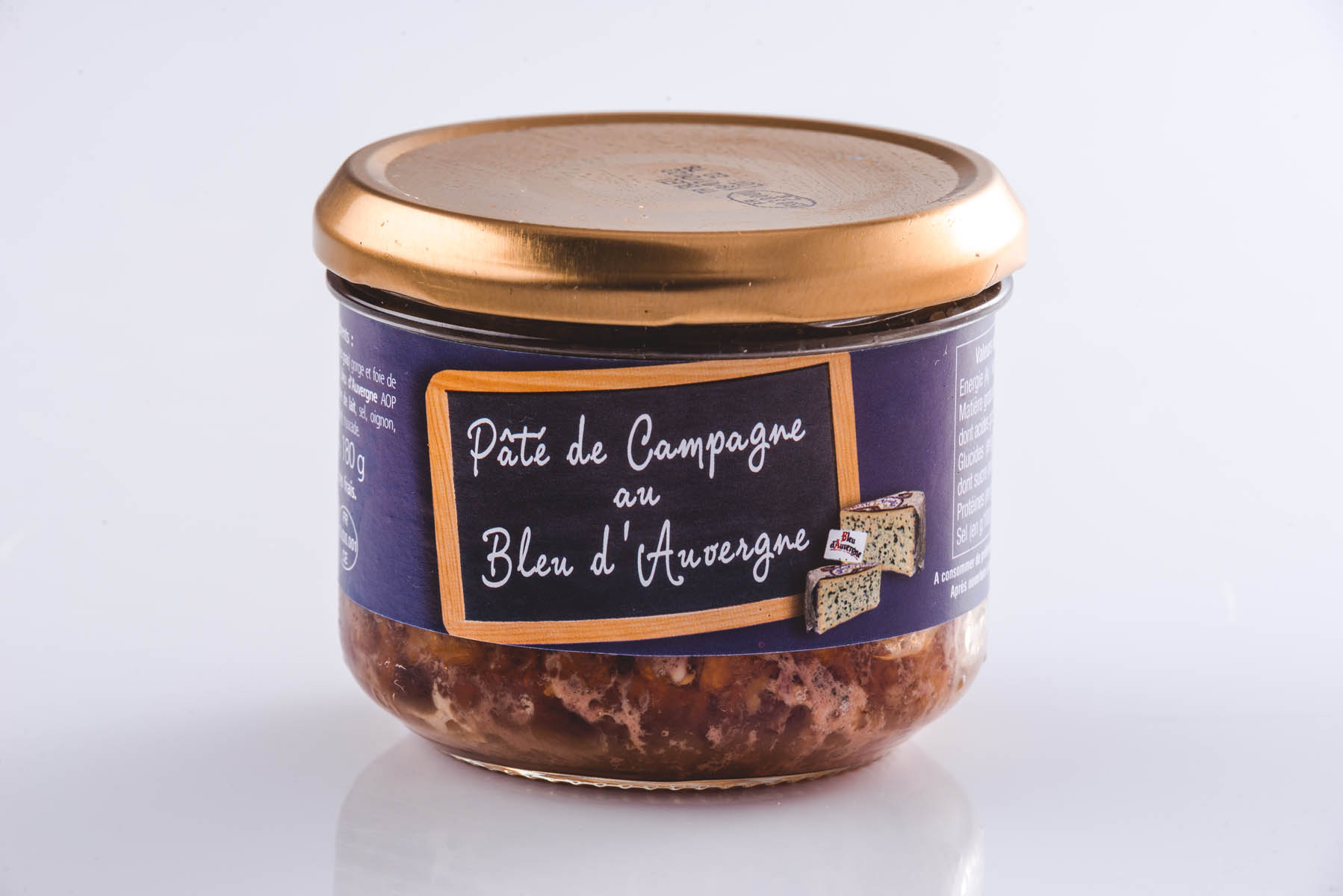 Terrine de campagne au bleu d&#39;Auvergne : découvrez dans notre boutique de la  Mémée, Laqueuille, les saveurs de notre terroir Auvergnat.